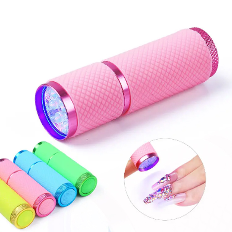2024 Jel Kürleme Polonya Işık Hızlı Kurutucu 9 LED UV mini tırnak lambası