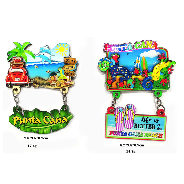 3D Özelleştirilebilir Akdeniz Tasarım Hatıra Dolabı Magnet