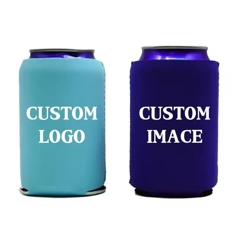 Bira şişesi soğutucu coozies neopren süblimasyon yapabilmek