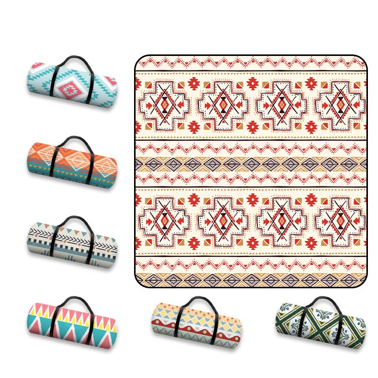 Battaniye Taşınabilir ODM Açık Seyahat Kamp Kum Plaj Mat