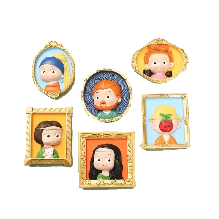 Özel Seramik Başkanlık Hediyeleri Buzdolabı Mıknatısları Sevimli