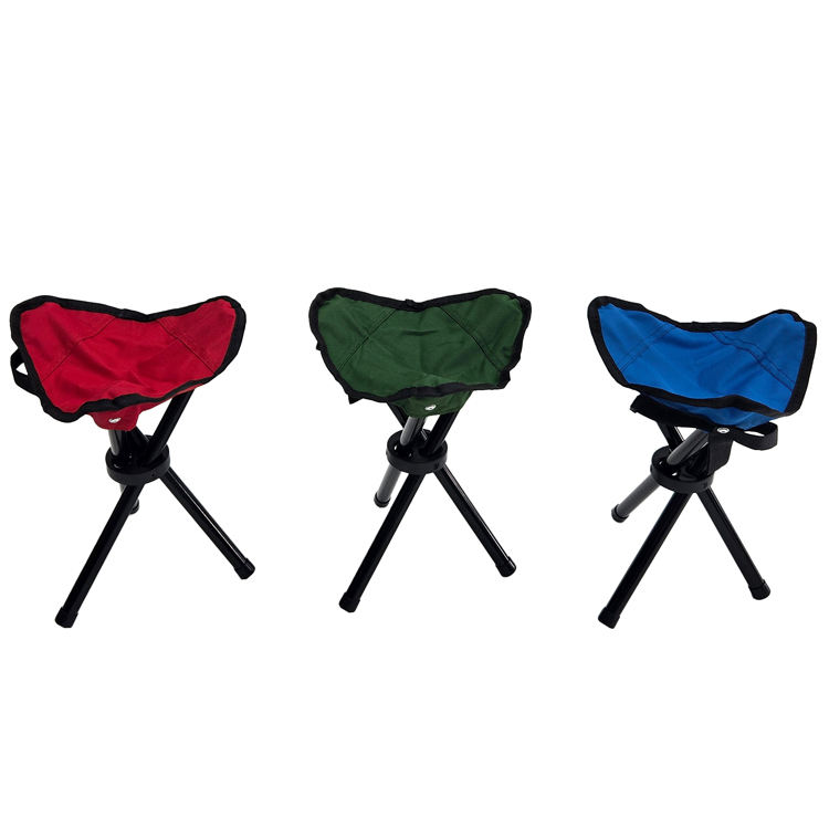 Hafif Oxford Kumaş Üç Ayaklı Katlanır Tripod Sandalye