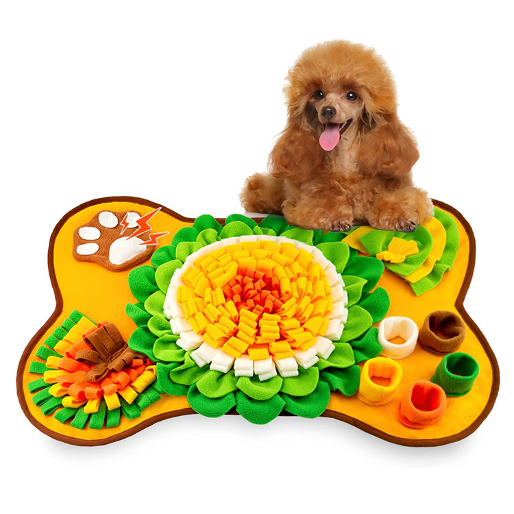 Pet Yapboz Oyuncak Yavaş Besleyici Eğitim Köpek Snuffle Mat