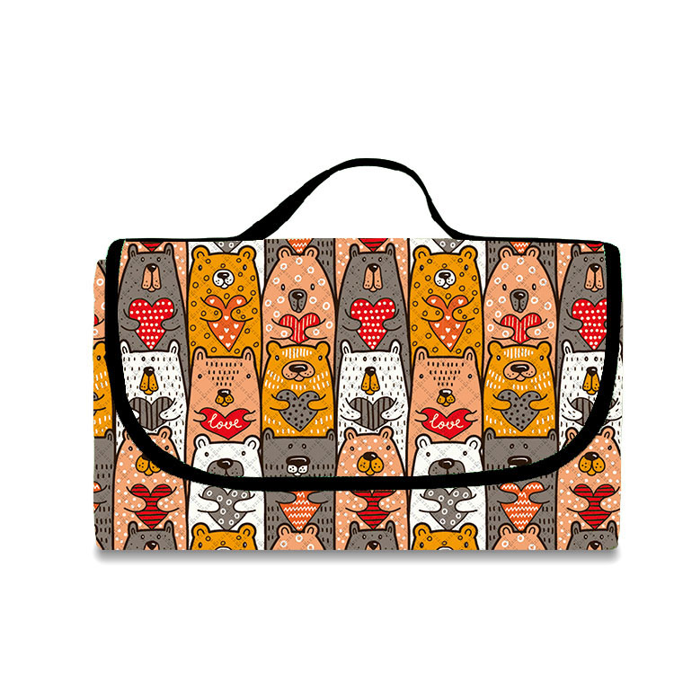 Piknik Halısı Roll up Taşınabilir Açık Kamp Piknik Mat