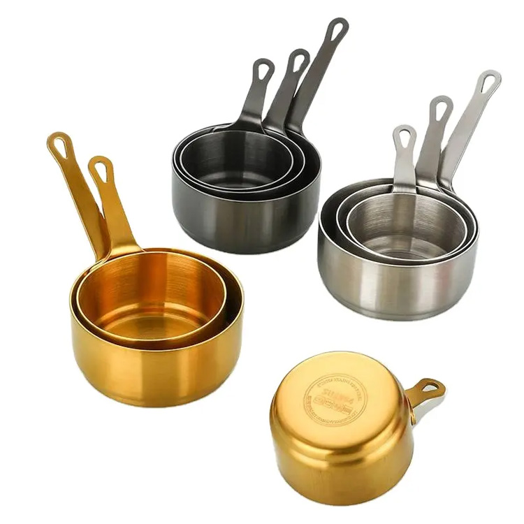 Paslanmaz Çelik 304 Metal Dip Sos Mini 3pcs Sos Kupası Kase